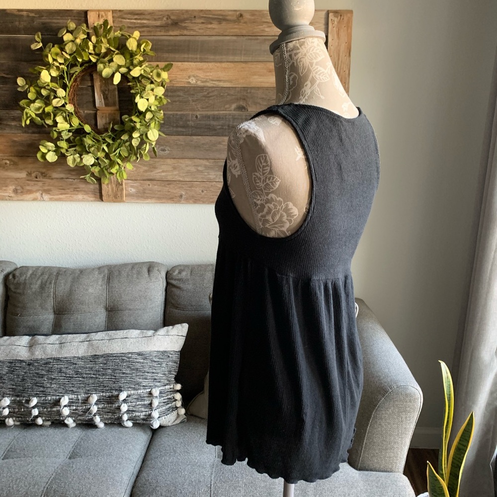 NWT UO Out From Under Rosie Swing Tank - Black - Picture 4 of 11